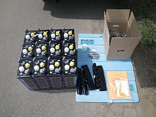 新品の蓄電池