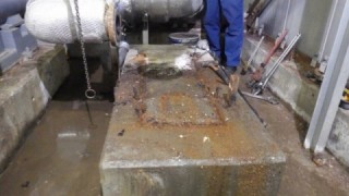 ベースも撤去した基礎の状態